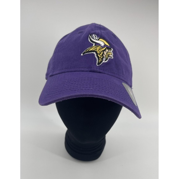 New Era 9TWENTY Accessories - New Era Minnesota Vikings Women's 9TWENTY Purple Strapback Hat NFL Cap OSFA